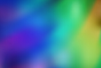 Light Multicolor vector blurred bright pattern.