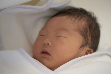 生後0ヵ月の新生児