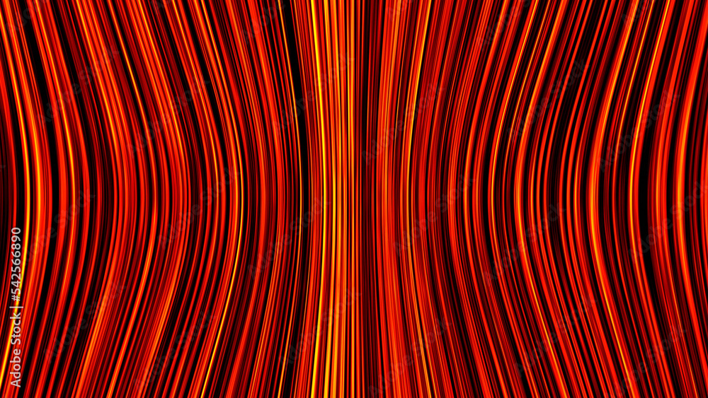 Poster abstract colorful background with bright neon rays and glowing lines red black loop background the s