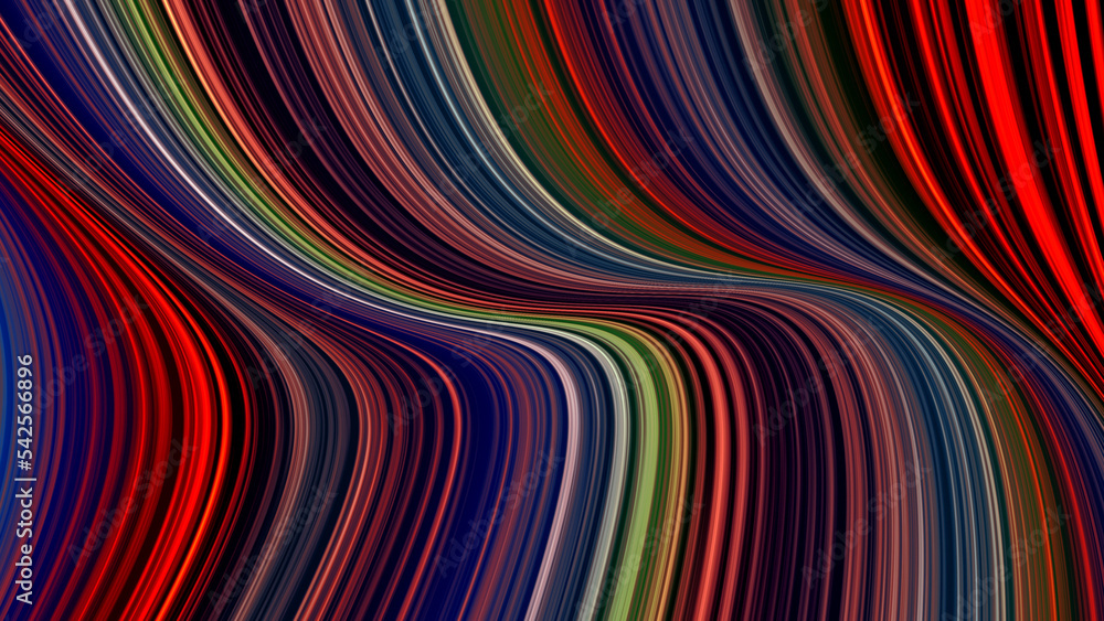 Poster dynamic bar movement and rotation colorful graphics animation dynamic abstract background animated w