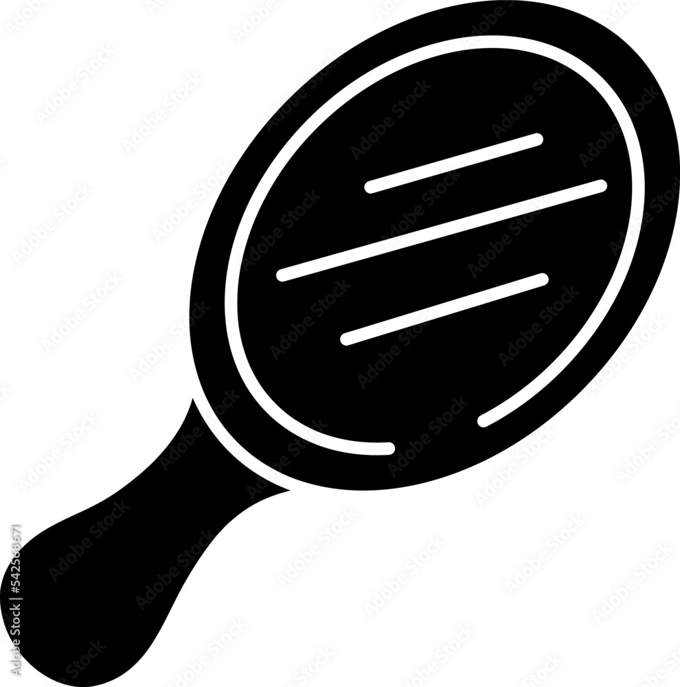 Poster mirror icon vector symbol template on white background..eps