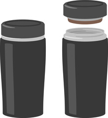 金属製のタンブラー