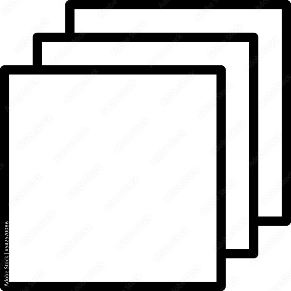 Poster categories outline symbol. premium quality isolated group element in trendy style..eps