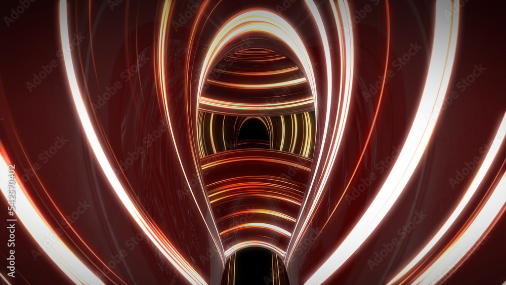 Poster neon series glow 4k abstract moving seamless art loop background abstract motion screen background a