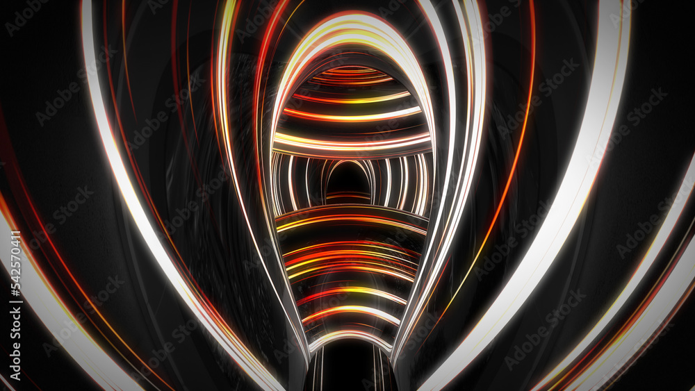 Poster neon series glow 4k abstract moving seamless art loop background abstract motion screen background a