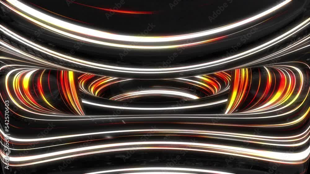 Poster neon series glow 4k abstract moving seamless art loop background abstract motion screen background a