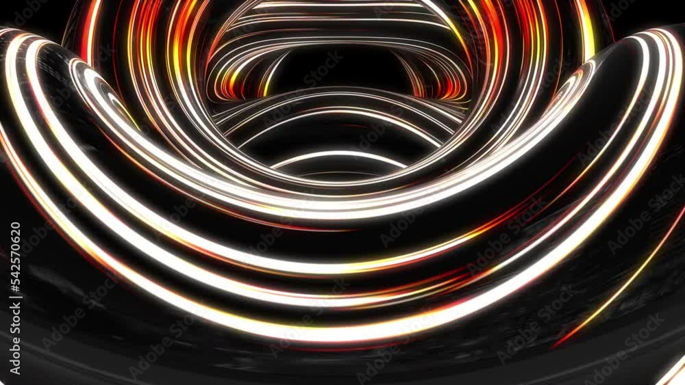 Poster neon series glow 4k abstract moving seamless art loop background abstract motion screen background a