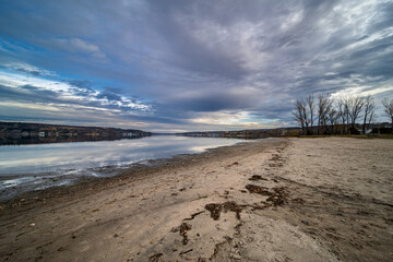 Penatang Beach In The Fall Season 