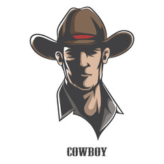 Cowboy Vector illustration. Western theme