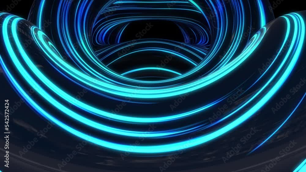 Poster neon series glow 4k abstract moving seamless art loop background abstract motion screen background a