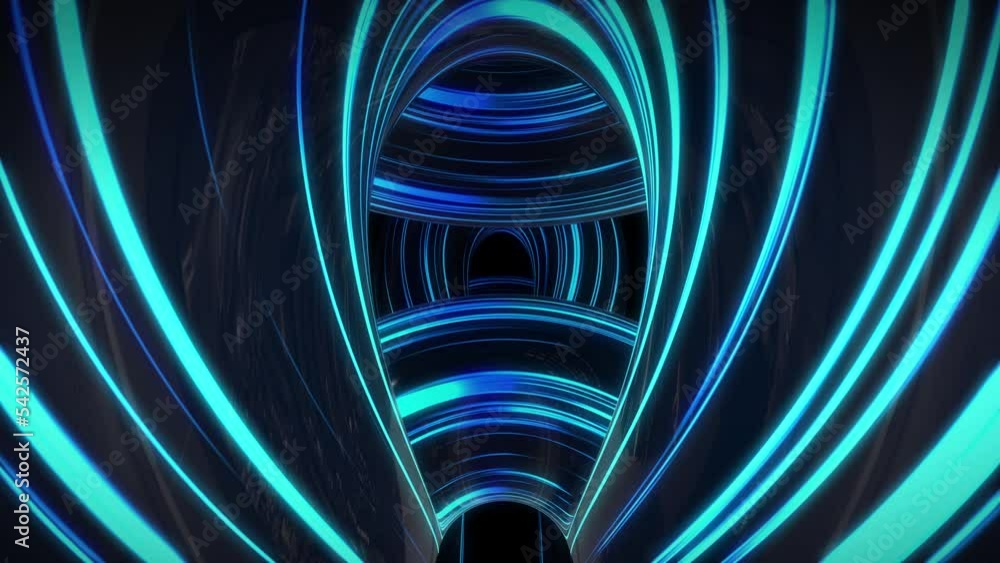 Poster neon series glow 4k abstract moving seamless art loop background abstract motion screen background a