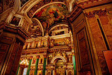 St. Isaac's Cathedral. The largest Orthodox church in St. Petersburg.St. Petersburg