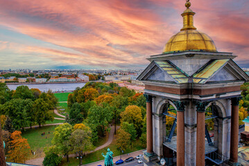 St. Isaac's Cathedral. The largest Orthodox church in St. Petersburg.St. Petersburg
