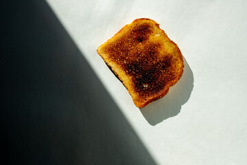 Toast in light and shadow