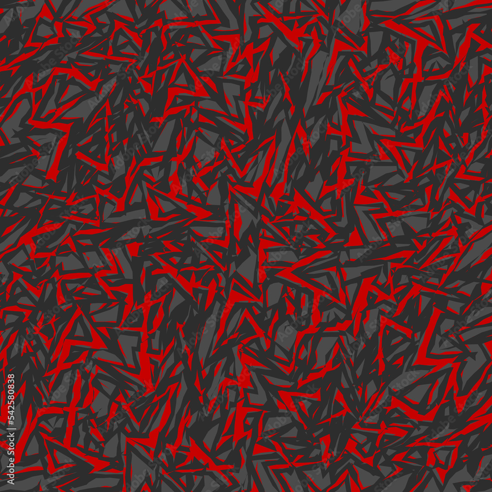 Poster abstract background with seamless rough lines pattern