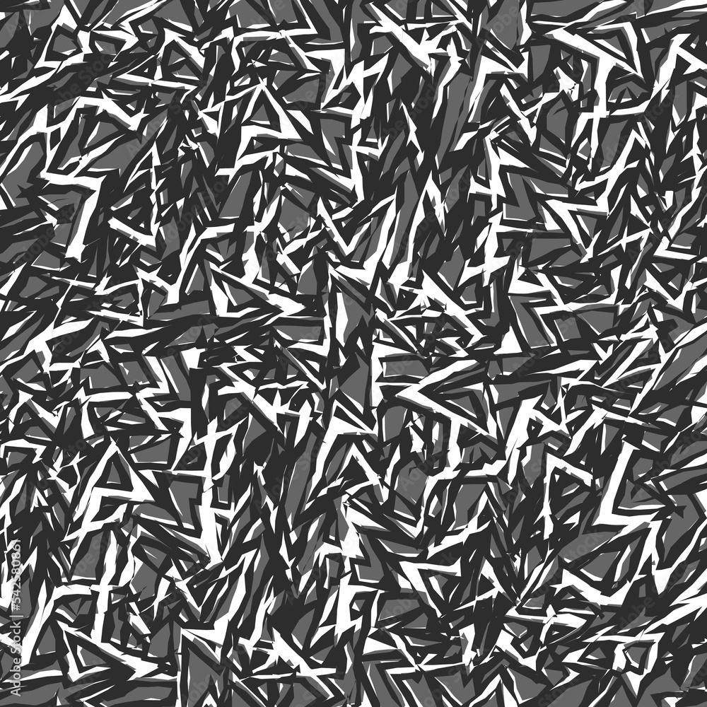 Poster abstract background with seamless rough lines pattern