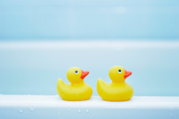rubber duck in bath