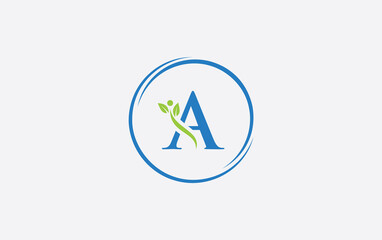 Nutrition and healthy logo and symbol design image. Medical and doctor suggestion nutrition and healthy sign and symbol with letter and alphabet