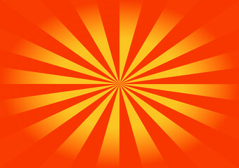orange sunburst background