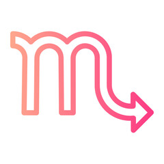 scorpio gradient icon