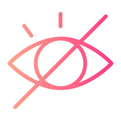 hidden gradient icon