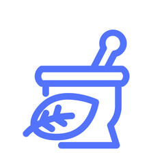 Mortar Spa Herbal Therapy Herb Medicine Icon