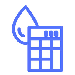 Oil Petroleum Fuel Market Price Business Calculator Icon