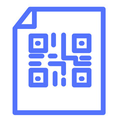 Qr Code Qrcode Document Icon