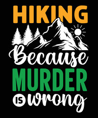 Summer Vacation and Hiking t-shirt designs