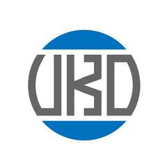 VKO letter logo design on white background. VKO creative initials circle logo concept. VKO letter design.