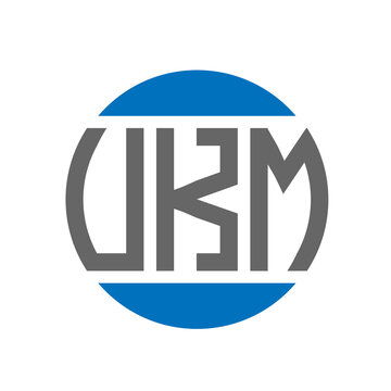 VKM letter logo design on white background. VKM creative initials circle logo concept. VKM letter design.