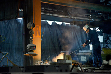 最新設備を導入した鋳物工場。