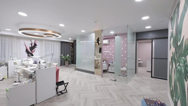 Russia, Moscow- May 26, 2020: interior apartment room