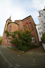 Fototapeta na wymiar Stammhauskirche Kaiserswerthin Düsseldorf, NRW, Deutschland 