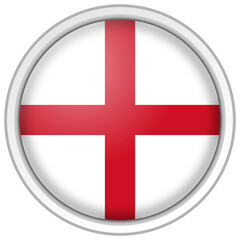 Fototapeta premium England circle flag