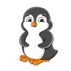 Cartoon character. Isolated on white background. Design element. Template for your design, books, stickers, cards. Vector illustration.