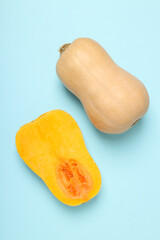 Concept of Autumn vibe food, Pumpkin, Pumpkin seeds