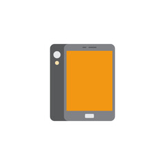 Internet tablet icon in color, isolated on white background 