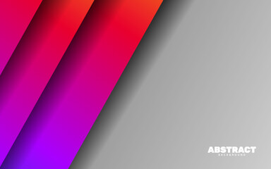 Abstract overlap papercut gradient color background