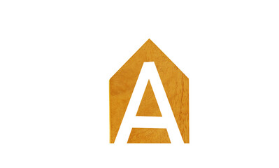 woodhouse logo for sale or rent isolate on white background,image for real estate concept.