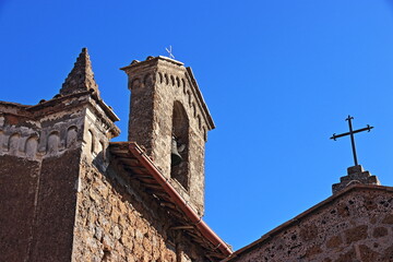 Fototapeta na wymiar Nepi, cittadina medievale del centro Italia