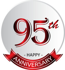 95th anniversary celebration label