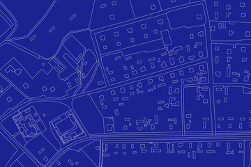 Abstract map. Urban city top view. Vector blueprint.
