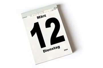 12. März 2024