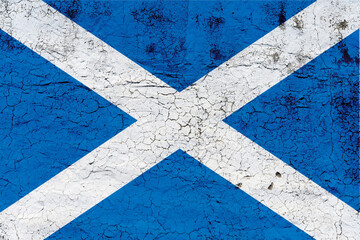 The flag of Scotland is the national flag of Scotland