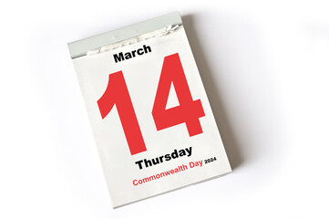 14. March 2024 Commonwealth Day