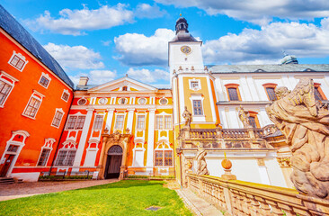 Benedictine monastery Broumov in the Czech Republic