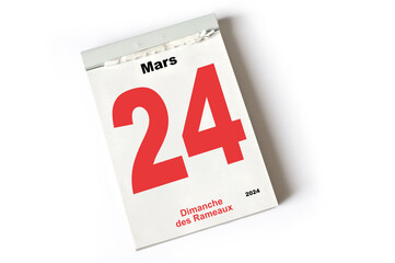 24. Mars 2024 Dimanche des Rameaux