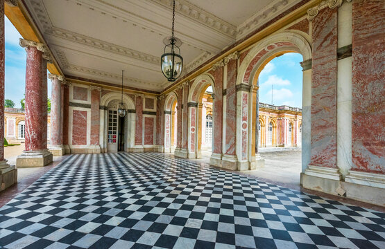 Grand Trianon palace in Versailles, France