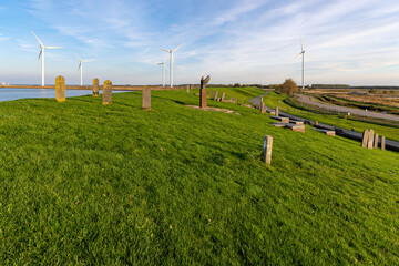 Monument Oterdum in Delfzijl, Netherlands